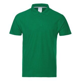 Рубашка Поло Stan Унисекс зеленая