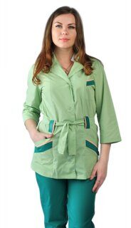Униформа Капель (блуза+брюки) светло-зеленая